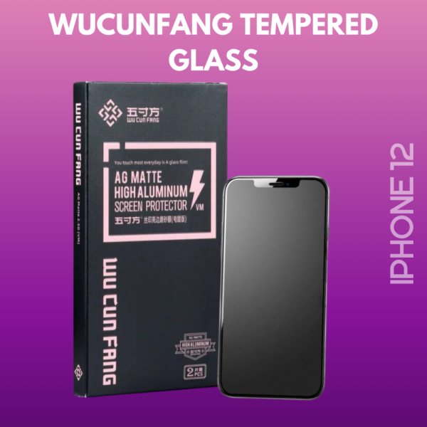 WuCunFang Anti Impact Anti Oil/Water Tempered Glass for iPhone 12 Pro