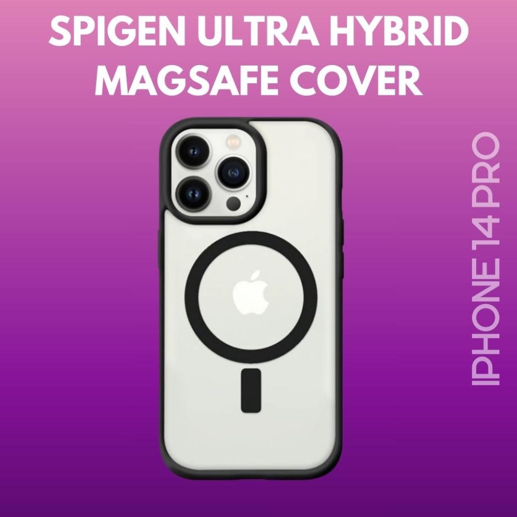 1725469423_634666746_Spigen20for20iphone201420Pro.jpg Spigen Ultra Hybrid Magsafe Compatible Clear Case for iPhone 14 Pro - Image 1