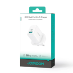 JOYROOM 20W Dual-Port (A+C) Charger & C to Lightning Cable COMBO - Image 2